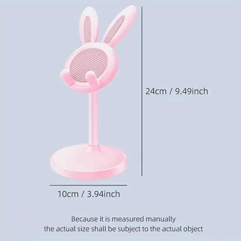 Soporte Ajustable de Conejito Rosa: Elegancia Funcional 🐰💖