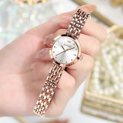 Reloj de Oro para Mujer de OLEVS: Elegancia y Estilo en un Diseño Original