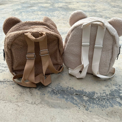 Personalized Embroidered Toddler Backpack Bag Lightweight Plush Bear Bag Kids Custom Name Backpack Gift for Boys Girls Ladies