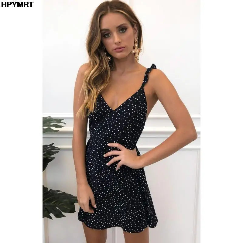 Vestido Midi Bodycon sin Mangas y Espalda Descubierta - HPYMRT