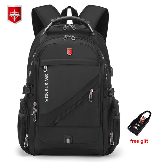 Mochila para Laptop 17" Waterproof con USB Charging - Estilo Vintage Oxford - 36-55L de Capacidad - ¡Envío desde España!