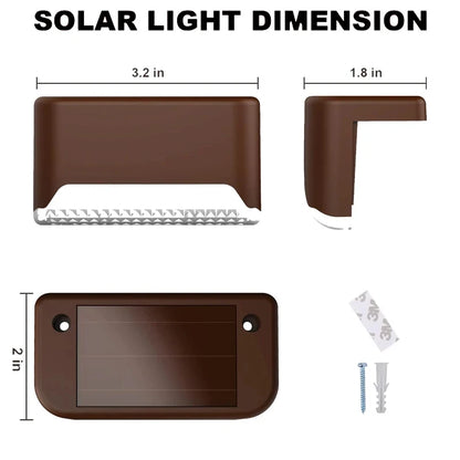 Luces Solares de Cubierta PDQ: ¡Iluminación Moderna y Ecológica para Exteriores!