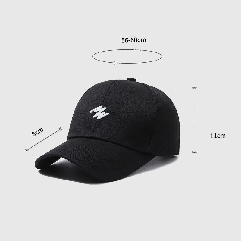 Gorra de Béisbol "MN" Diseño Coreano 3D - Estilo Único y Ajustable 🧢