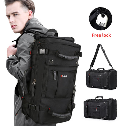 KAKA 50L Waterproof Travel Backpack Men Women Multifunction 17.3 Laptop Backpacks Male outdoor Luggage Bag backpacks Best quality