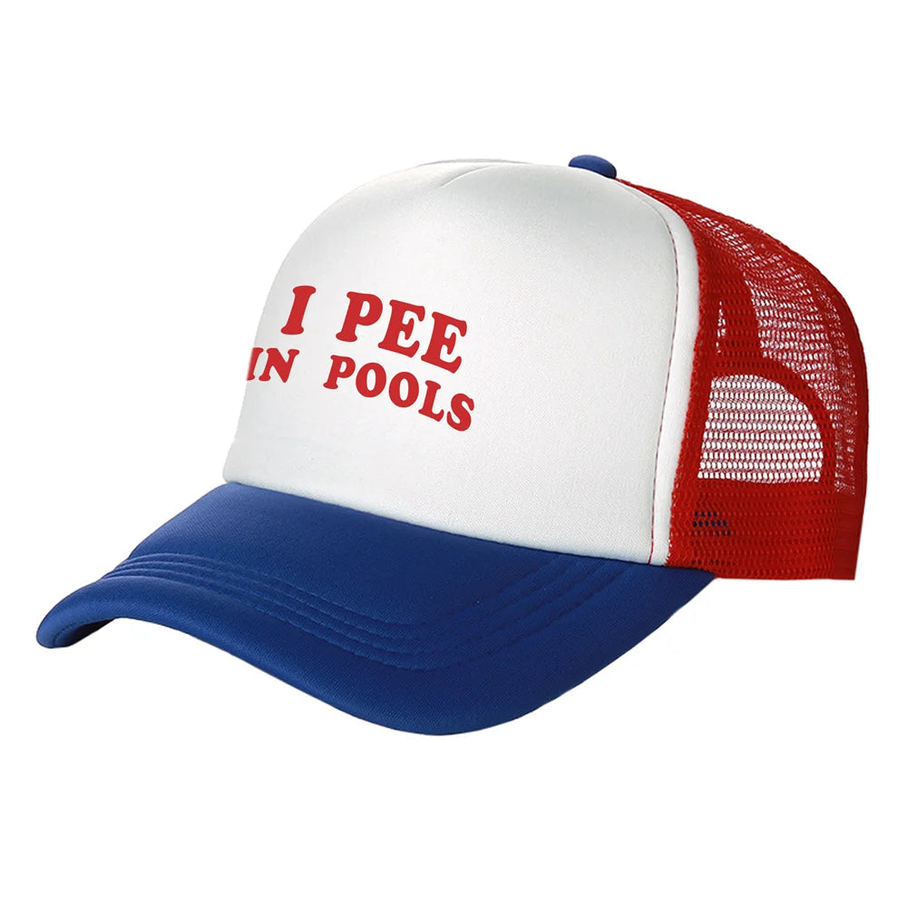 Gorra Trucker "I Pee in Pools" - Divertido Accesorio de Verano 🧢