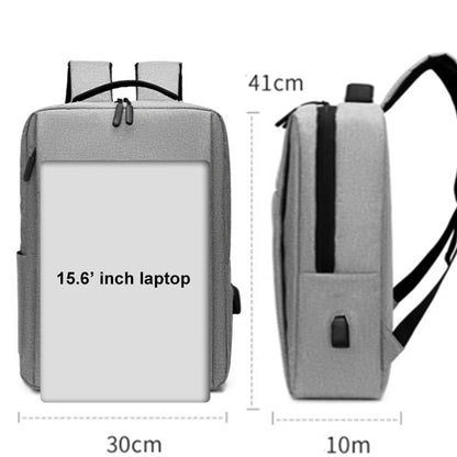 Mochila para Hombre de Nylon 15,6 Pulgadas con Carga USB