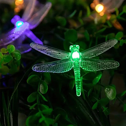 Luces Solares de Hadas Dragonfly de Peach Forest: ¡Magia en tu Espacio Exterior! ☀️