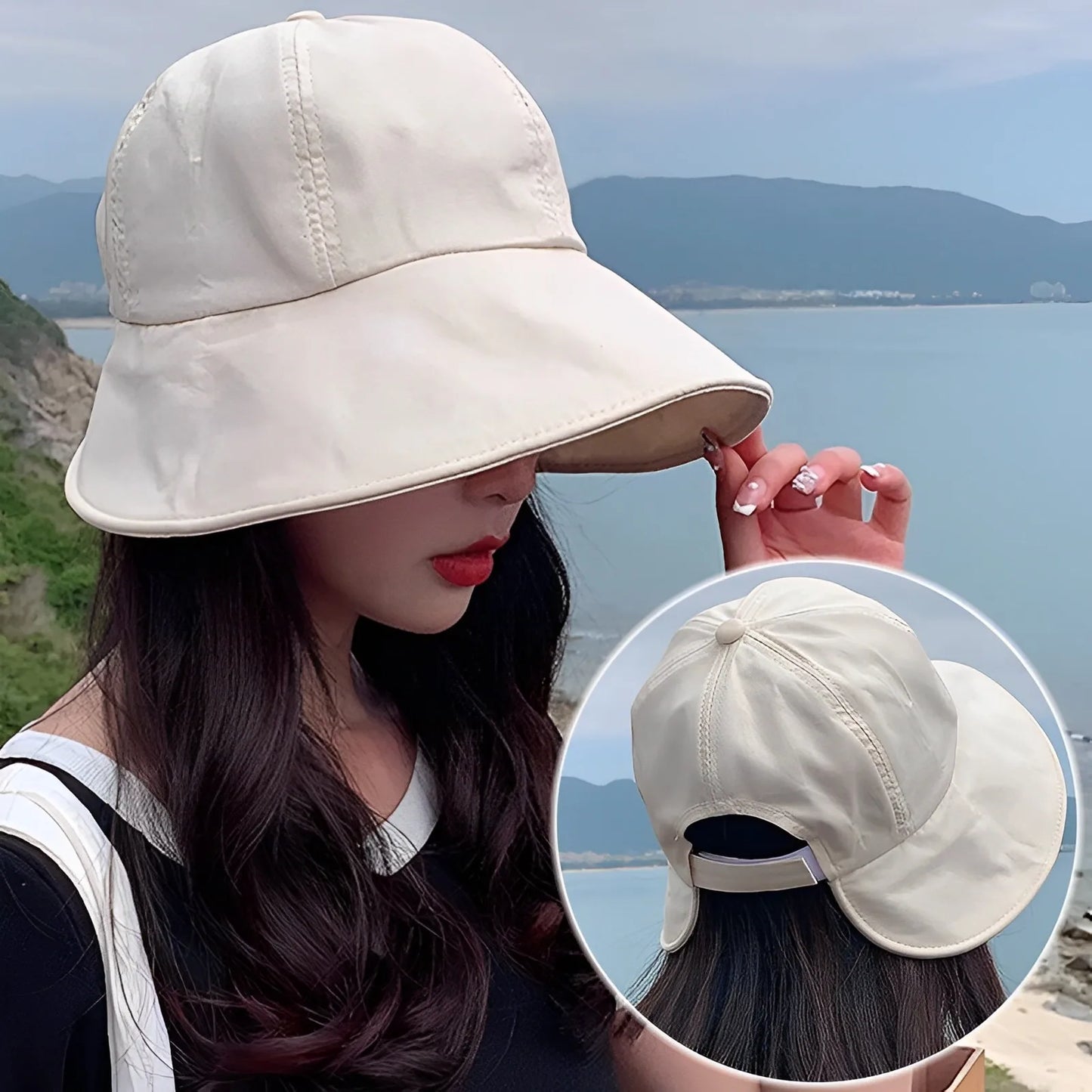 Gorro Plegable FAITOLAGI: ¡Estilo y Protección al Sol! ☀️🌞🌟 ¡Hazlo tuyo ya!