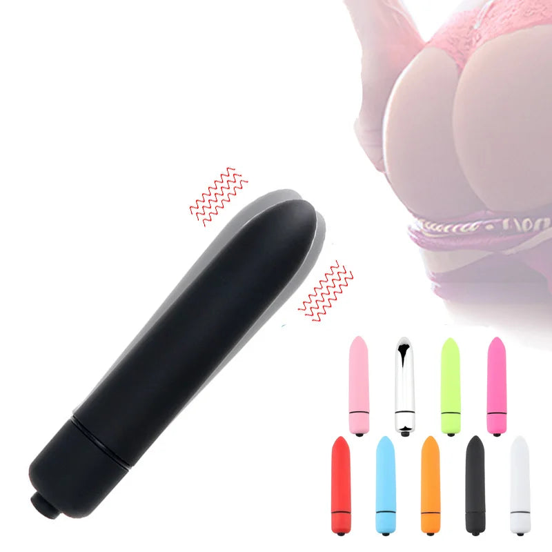 Vibrador Mini Bullet 10 Velocidades a Prueba de Agua - ¡Descubre la Pasión! 🌟