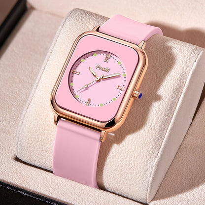 Reloj de Pulsera de Cuero Quartz POSHI Fashion - Mujer