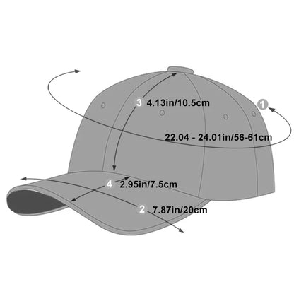 Gorra de Béisbol LA Bordada de Algodón: ¡Estilo y Protección Solar!