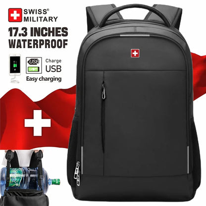 Mochila SWISS MILITARY para Hombres: Estilo, Capacidad y Conexión.