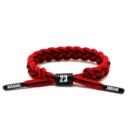 Pulsera Trenzada de Baloncesto Basketball Star - ¡Estilo y Pasión en Tu Muñeca!