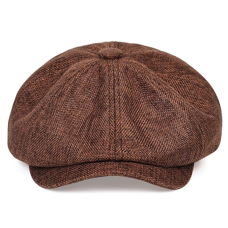 Gorro Newsboy VORON: Estilo Retro y Fresco 🧢