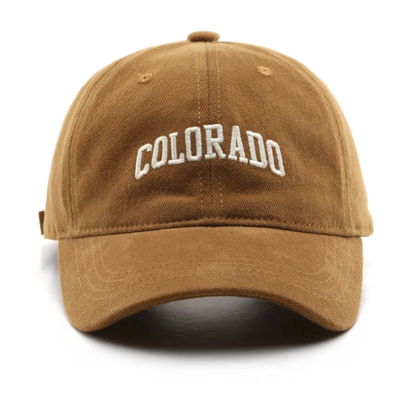 Gorra de Béisbol de Algodón Colorado para Hombres 🧢