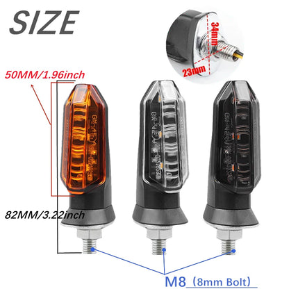 Luces Intermitentes LED para Motocicletas Honda y Suzuki - Pack de 2 🏍️