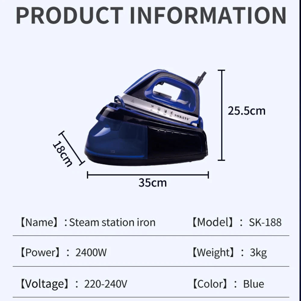 Plancha de Vapor Multifunción WEYOLI 2400W 🌟