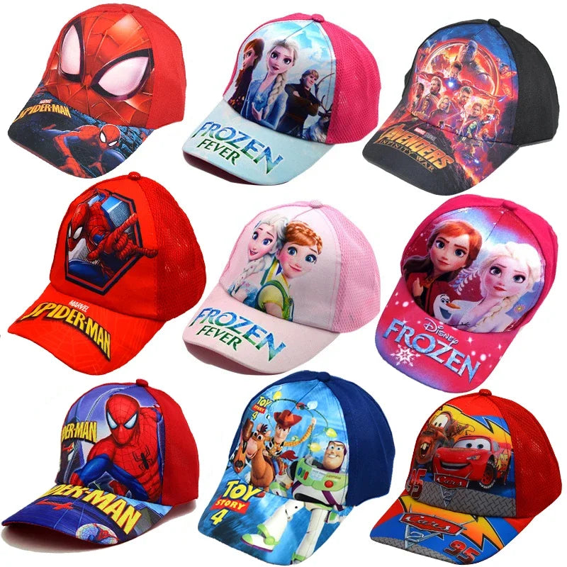 ¡Gorras Disney y Miniso para Niños!🌟 ¡Protege y Divierte a tus Peques con Estilo! 🧢