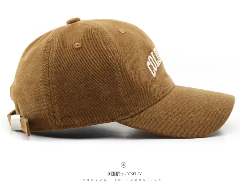 Gorra de Béisbol de Algodón Colorado para Hombres 🧢