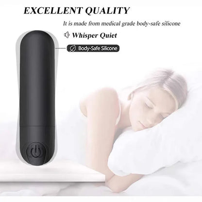 10-Gang-wiederaufladbarer Mini-Bullet-Vibrator 🌟