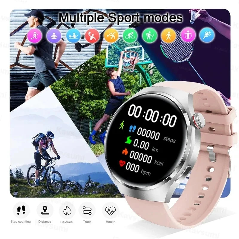 ¡Smartwatch GT4 Pro de GUHUAVMI: Tecnología y Estilo en un Solo Dispositivo! 🌟