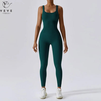 Mameluco de Yoga Seamless de una Pieza para Mujer