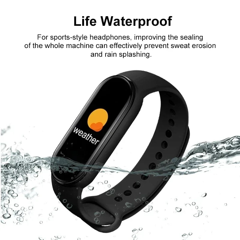 Pulsera Inteligente BMAD M6: Monitoreo de Salud y Notificaciones.