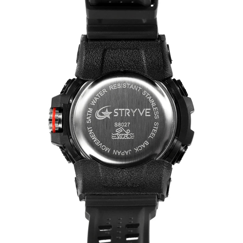 Reloj STRYVE Men's Watch 2023: Doble Movimiento y Funciones Avanzadas 🕒📅🌊