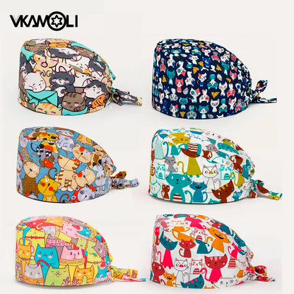 Gorros de Estampado Animal - ¡Adorables y Funcionales para Profesionales con Estilo! 🐾