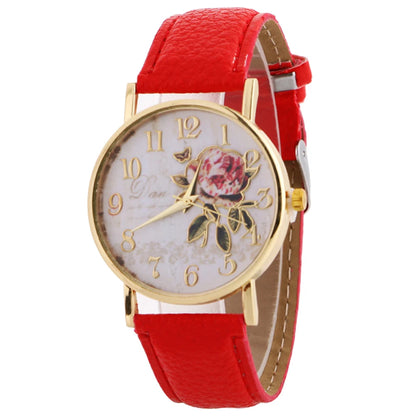 Reloj de Flores Rosas: Exclusividad Elegante 🌹