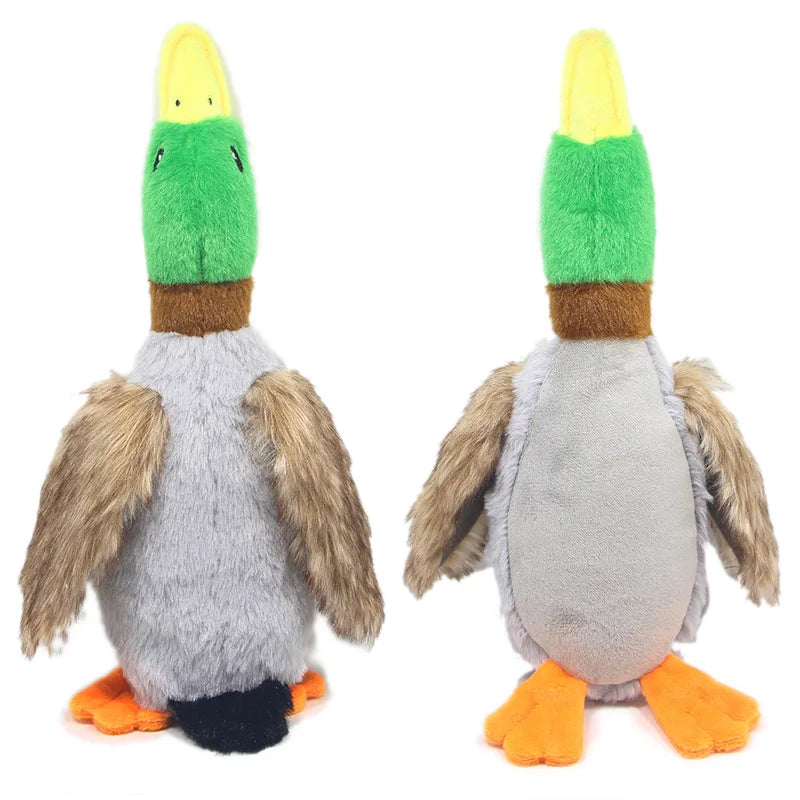 Juguete de Pato de Peluche Divertido y Limpieza Dental 🐶🦆