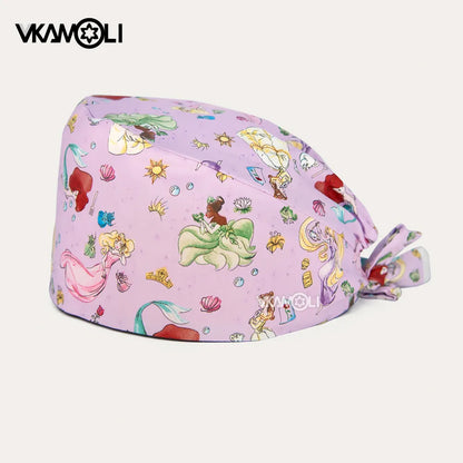 Gorro de quirófano de algodón con estampado Cartoon: ¡Estilo y comodidad en el quirófano! 🩺 ¡Marca la diferencia en el trabajo! 🌟