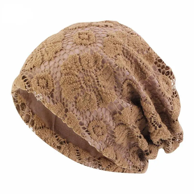 Gorro de Primavera y Otoño con Doble Capa ¡Estilo y Calidez en Uno! 🌸🧣