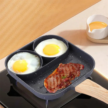 Sartén Premium para Omelettes de 4 Agujeros: Desayunos Gourmet sin Esfuerzo 🍳