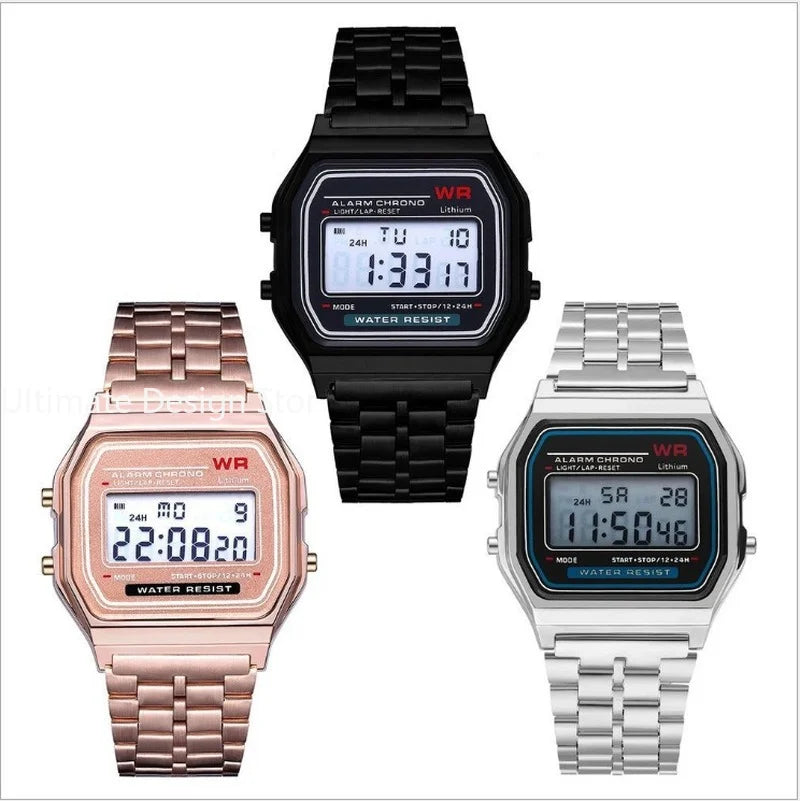 Reloj LED Vintage Militar Digital de MOONBIFFY