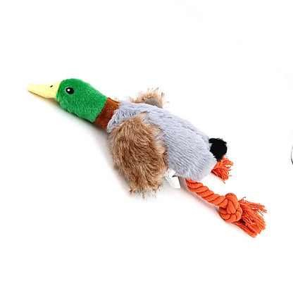 Juguete de Pato de Peluche Divertido y Limpieza Dental 🐶🦆