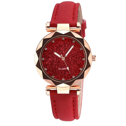 Reloj de Mujer de Cuero de Lujo Moonbiffy