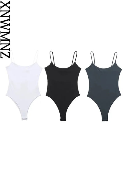 Top Strap XNWMNZ: Bodysuit Verano 2023 - Elegante y Cómodo