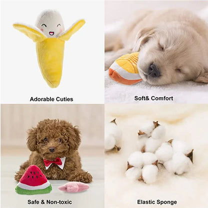 Juguete de Peluche Chirriante para Cachorros Pequeños y Medianos