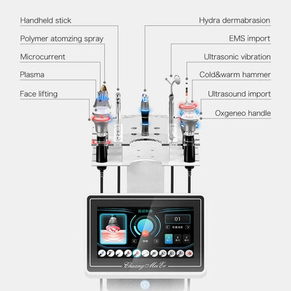 Máquina Facial Multifunción Hydra Dermabrasion Oxygen para una Piel Radiante y Joven - Experiencia de Spa de Lujo en Casa 🌟