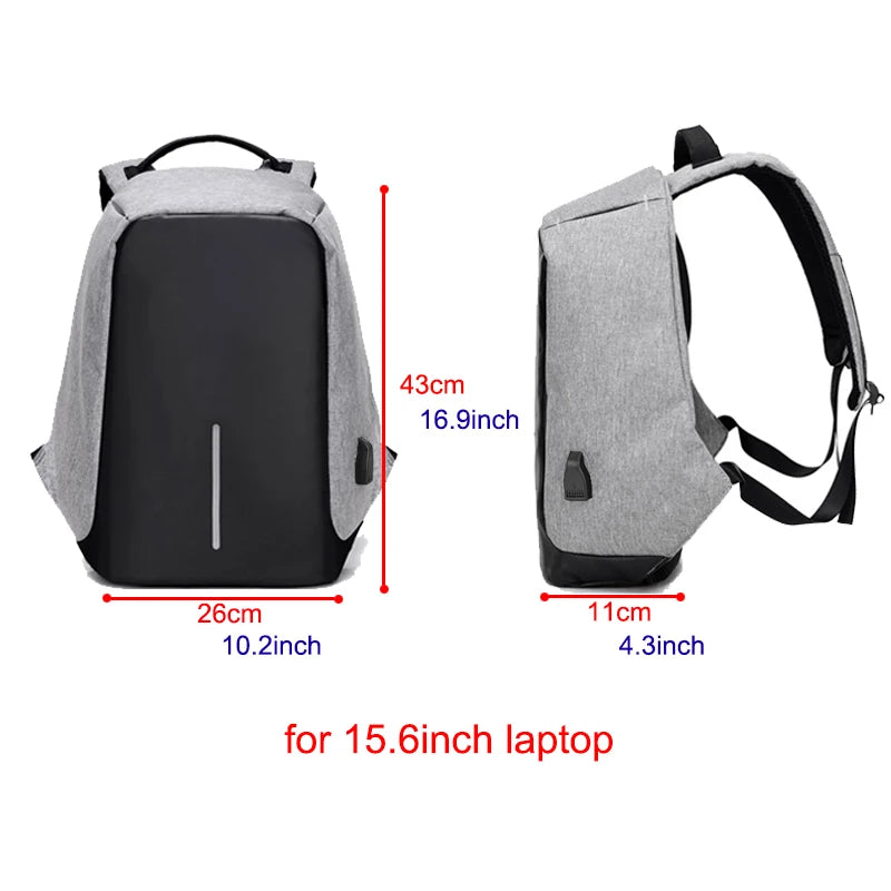 Mochila Anti-robo para Laptop de 15.6 Pulgadas: Seguridad, Confort y Estilo 🎒