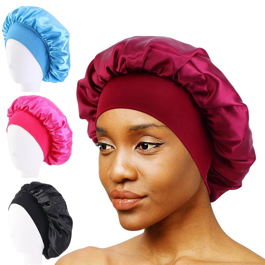 ¡Gorro de Dormir Satinado: Protege tu Cabello con Estilo! 🌙