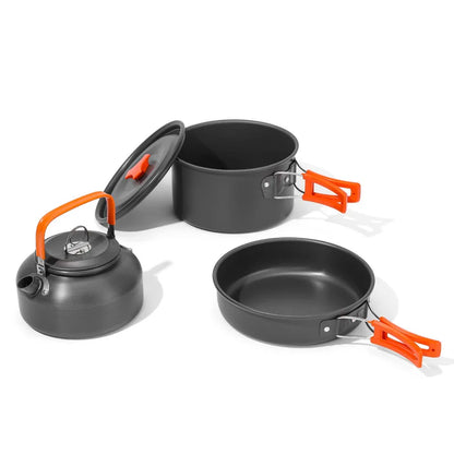 Set de Cocina de Camping de Aluminio ¡Eleva tus Aventuras Culinarias! 🏕️