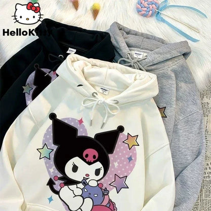 Sudadera Infantil Sanrio Kuromi: Moda Casual y Encanto 🎀