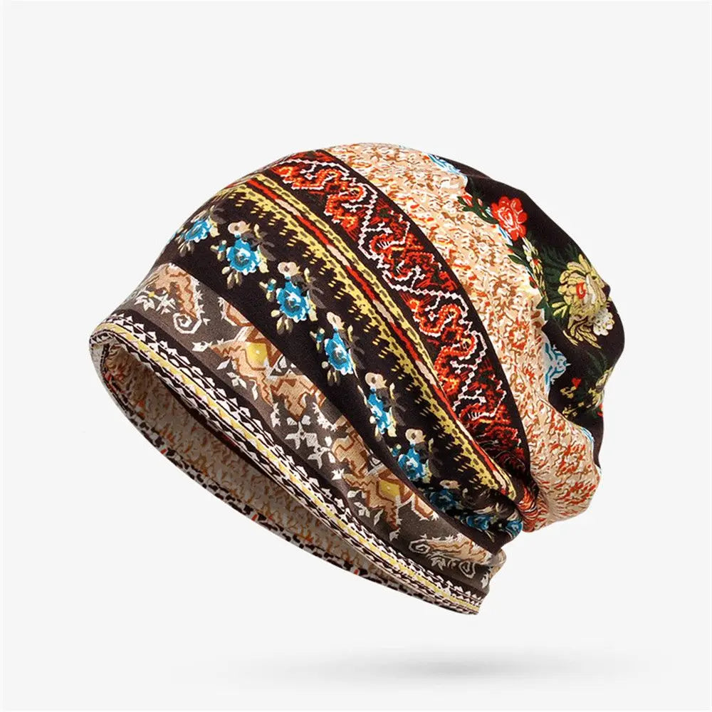 Gorro Mujer Floral Chic y Cálido 🌸