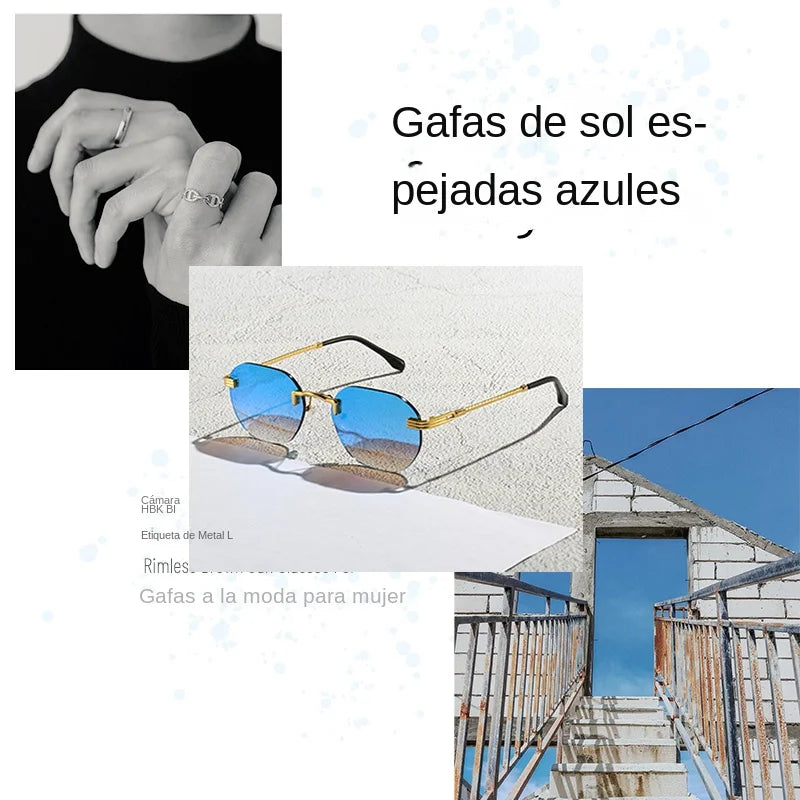 Gafas de Sol* HBK Blue MIRROR*: ¡Deslumbra con Estilo! 🌞