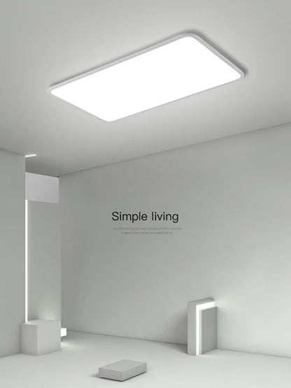 Lámpara de Techo LED Rectangular Ultrafina - Estilo Moderno y Minimalista