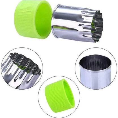 Set de Moldes de Acero Inoxidable para Cortar Vegetales y Frutas 🍅🥒🍉