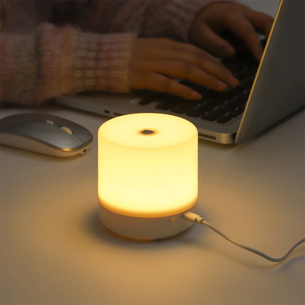 Lámpara de Mesa LED Creative USB con Tecnología Touch Dimming ¡Ideal para Estudiar y Leer! ✨