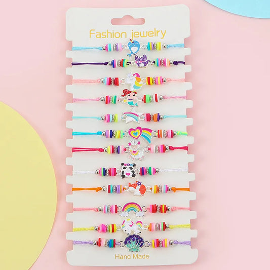 Set de Pulseras Rainbow Unicorn: Magia y Alegría en tu Muñeca 🌈🦄